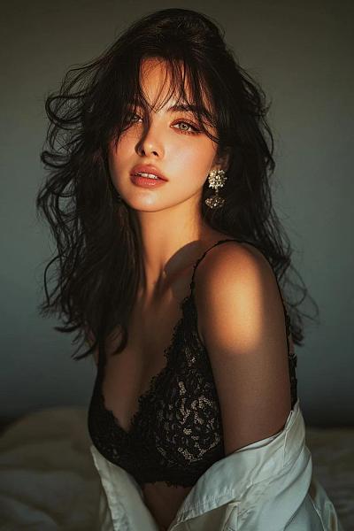 光影蕾丝美人