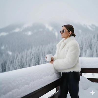 时尚的冬季度假之旅——一段温馨的山区时光