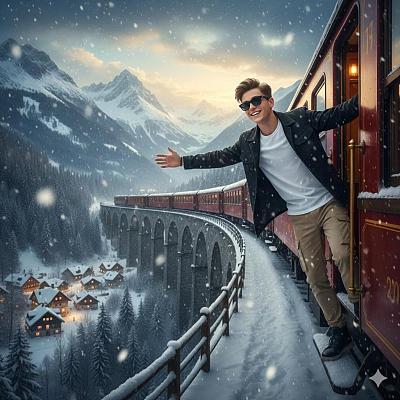 雪中列车冒险之旅