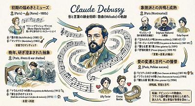 德彪西歌曲创作年表图