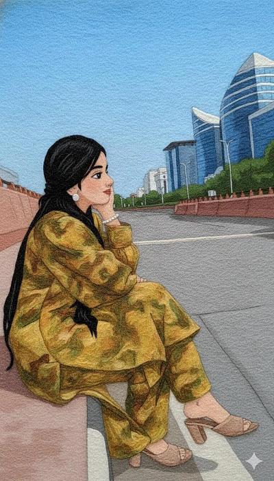 羊毛编织风格插画创作