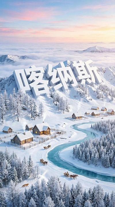 雪国幻境：喀纳斯禾木的3D童话