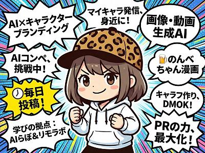 AIキャラクターでSNSプロフィールの魅力を吹き出し10個で