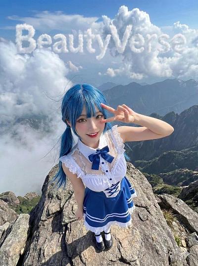 山顶云海少女cosplay写真生成预设