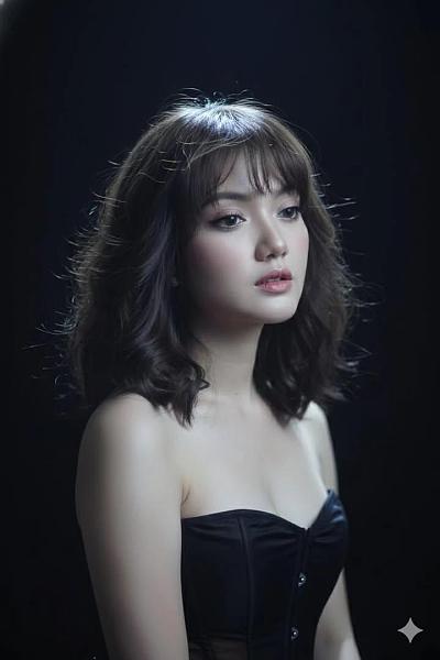 梦幻氛围感亚洲女性肖像写真