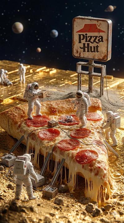 太空美食奇观：宇航员建造品牌地